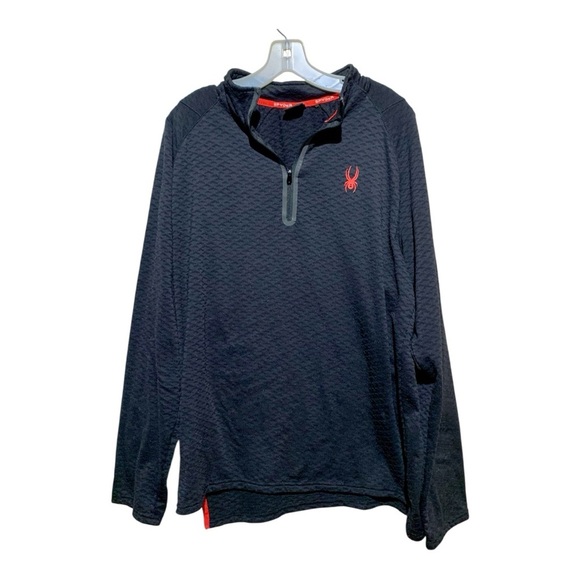 Men’s Spyder Active Pro WB 1/4 Zip Athletic Top Size XL - Picture 1 of 3